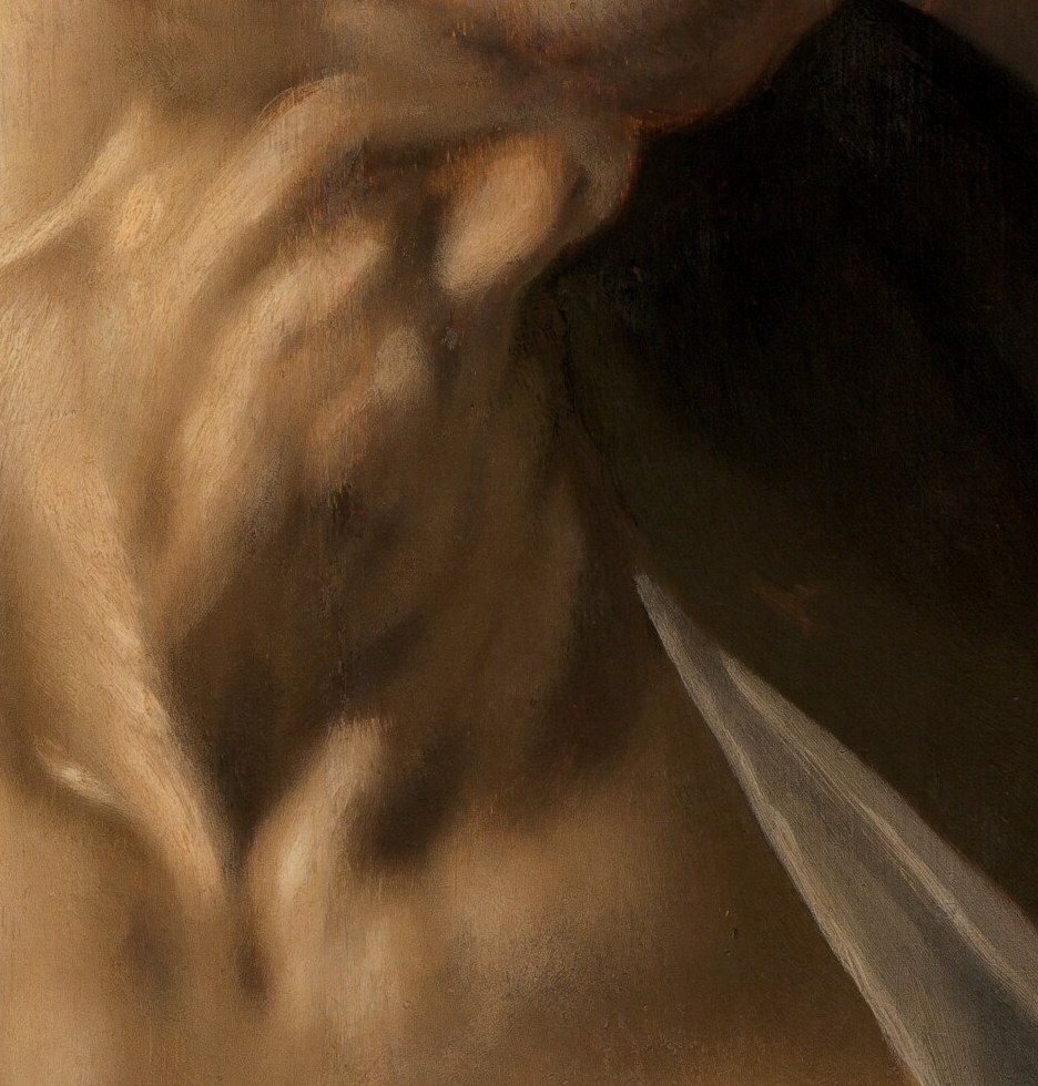 These are rendered with stark realism, emphasizing the physical toll of age and perhaps a sense of strain.