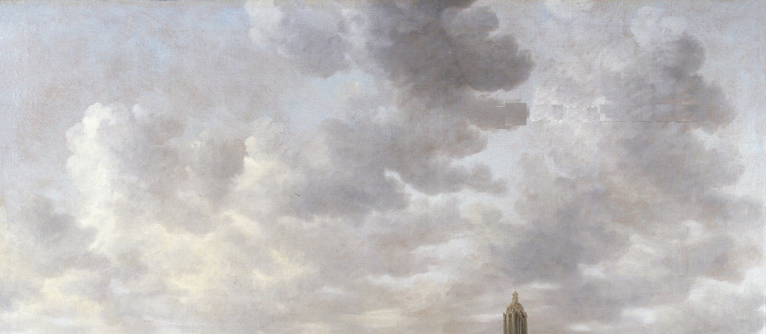 Van Goyen was famous for his cloudy, atmospheric skies.