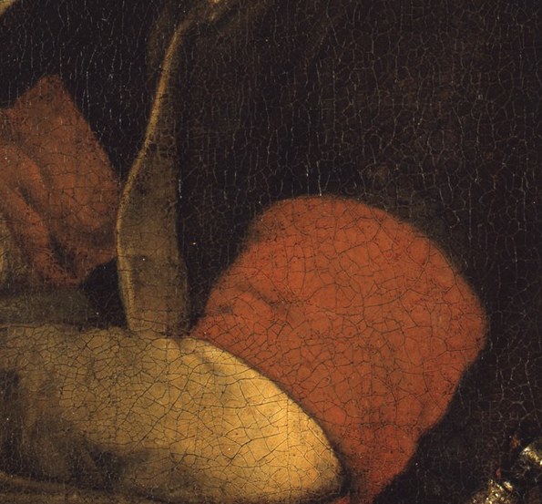 His meticulous brushwork captures the texture of every detail.