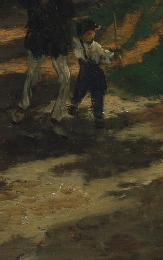 Harpignies put himself in the picture.