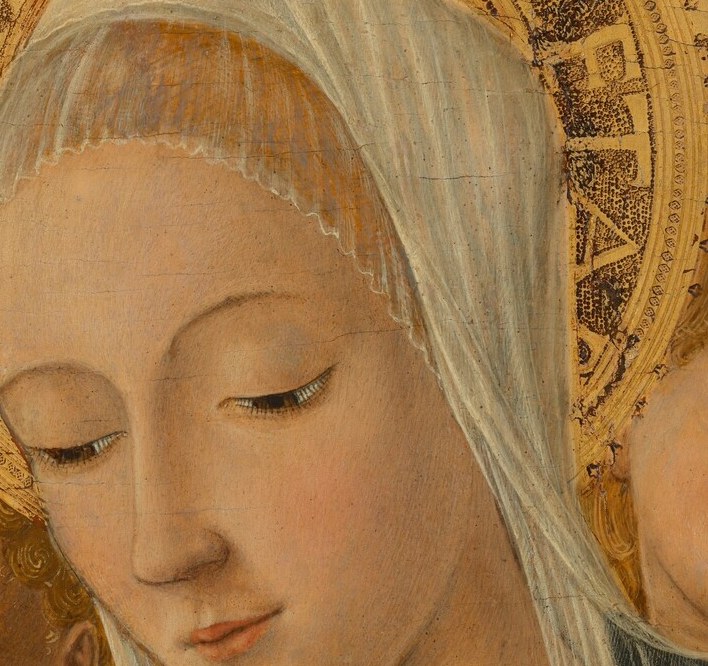 It reads 'Regina Coeli': Queen of Heaven.