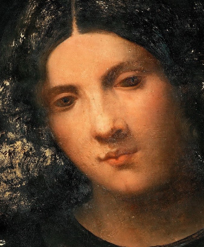 The painter used subtle shadow to make figures glow.