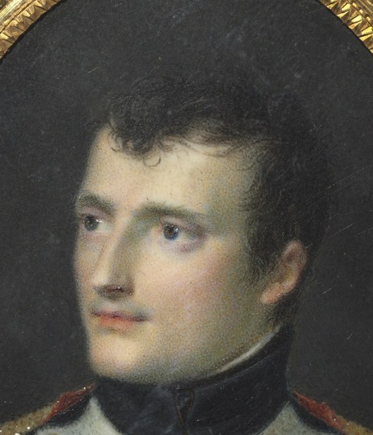 Fernando Quaglia painted Napoleon I, Emperor of the French.