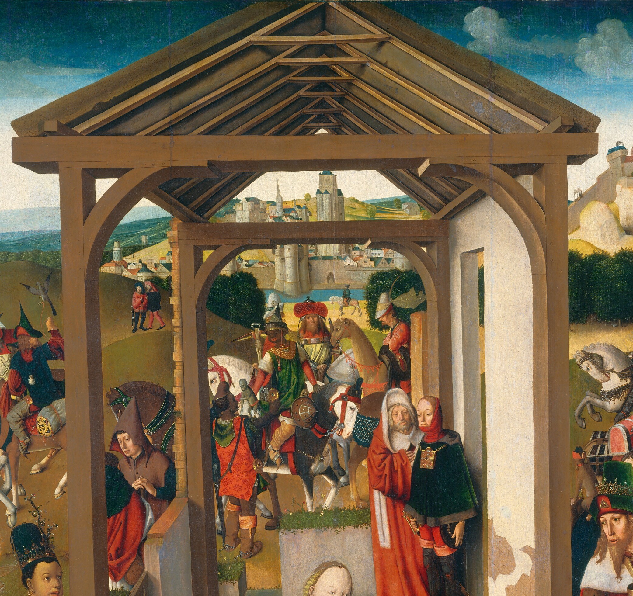 Centuries later, its original panel was failing.