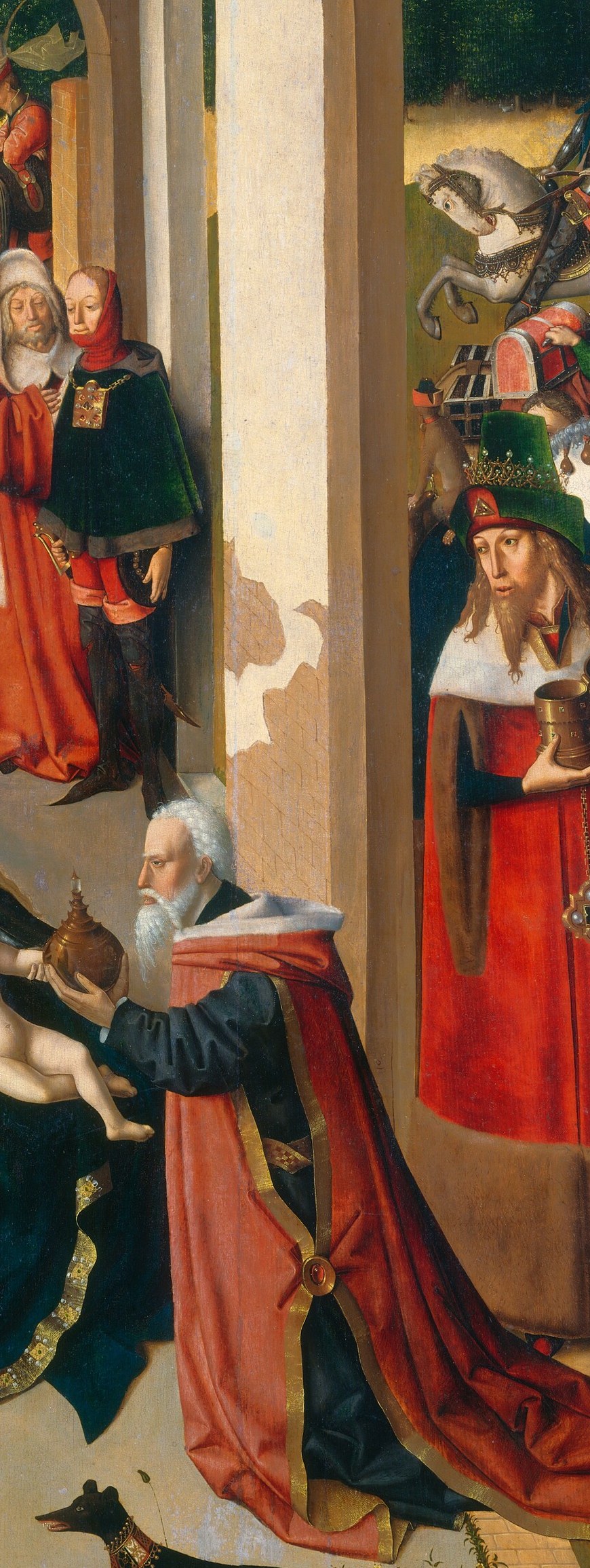 It is a rare survival, preserving the artwork itself.