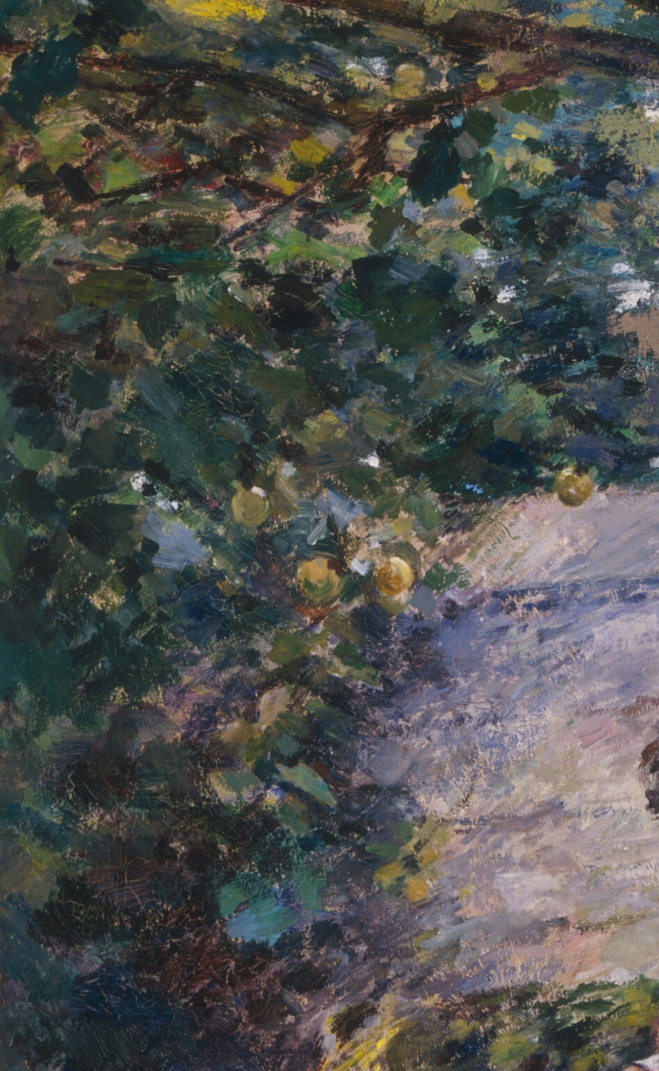 Robinson, the painter, studied under Monet in France.
