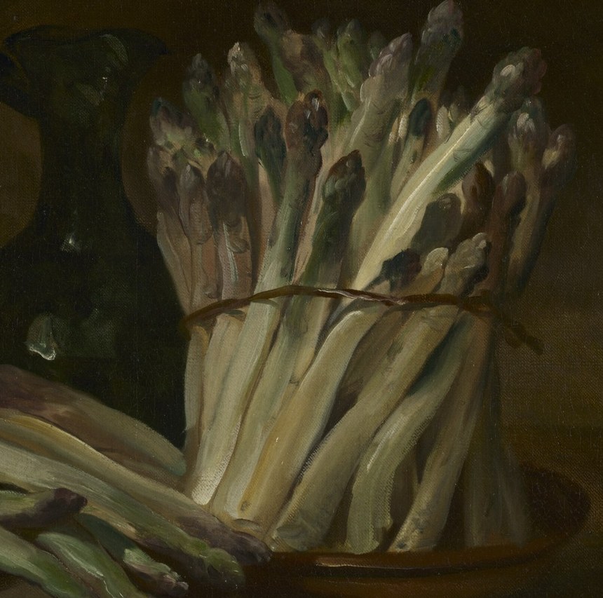 Look at this fresh bunch of asparagus.
