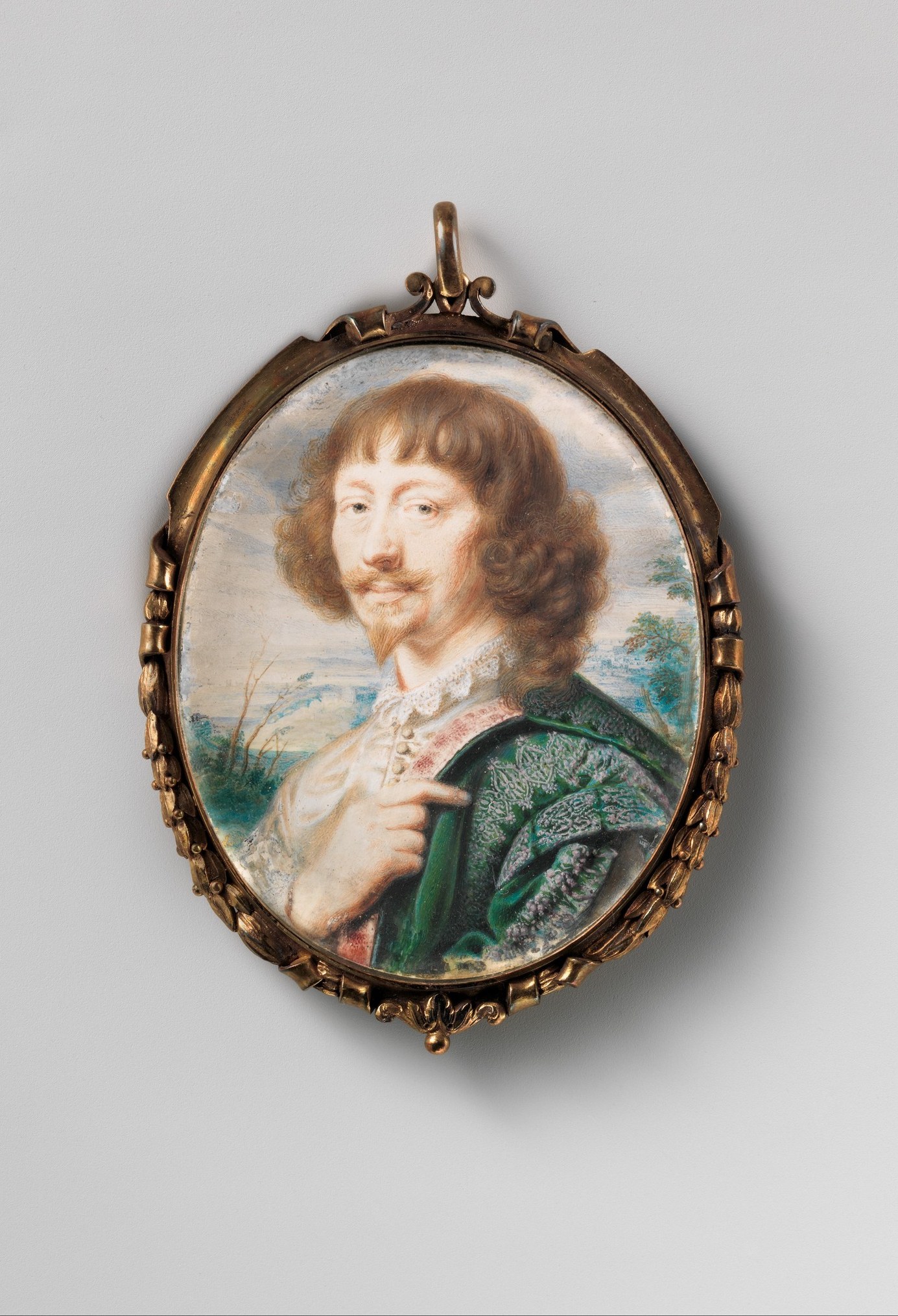 This portrait was made to be worn, a locket, a favour, an intimate diplomatic token.
