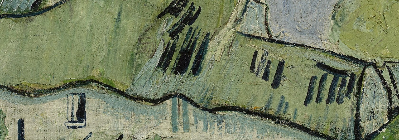 He used thick paint to give surfaces a tactile quality.