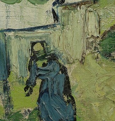 The two figures suggest a pause in daily labor.