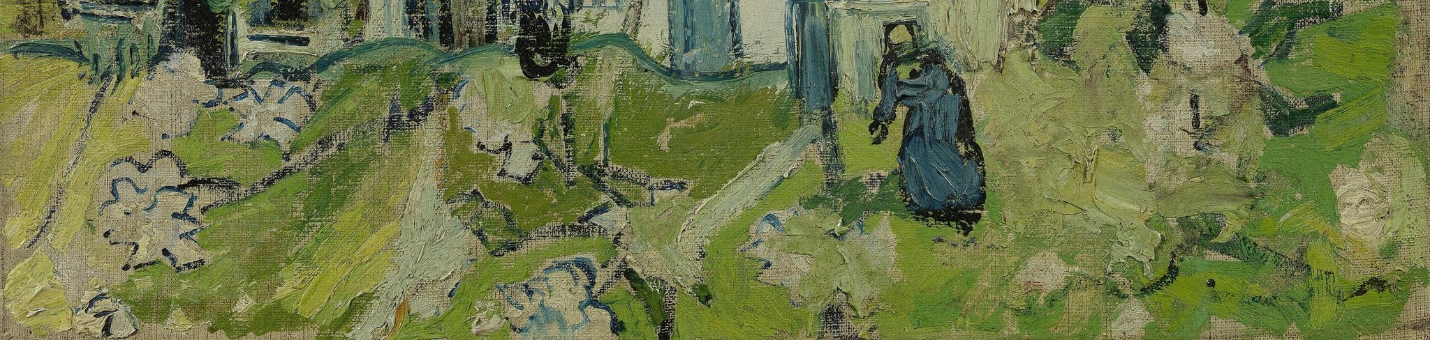 Every brushstroke creates movement in the quiet scene.