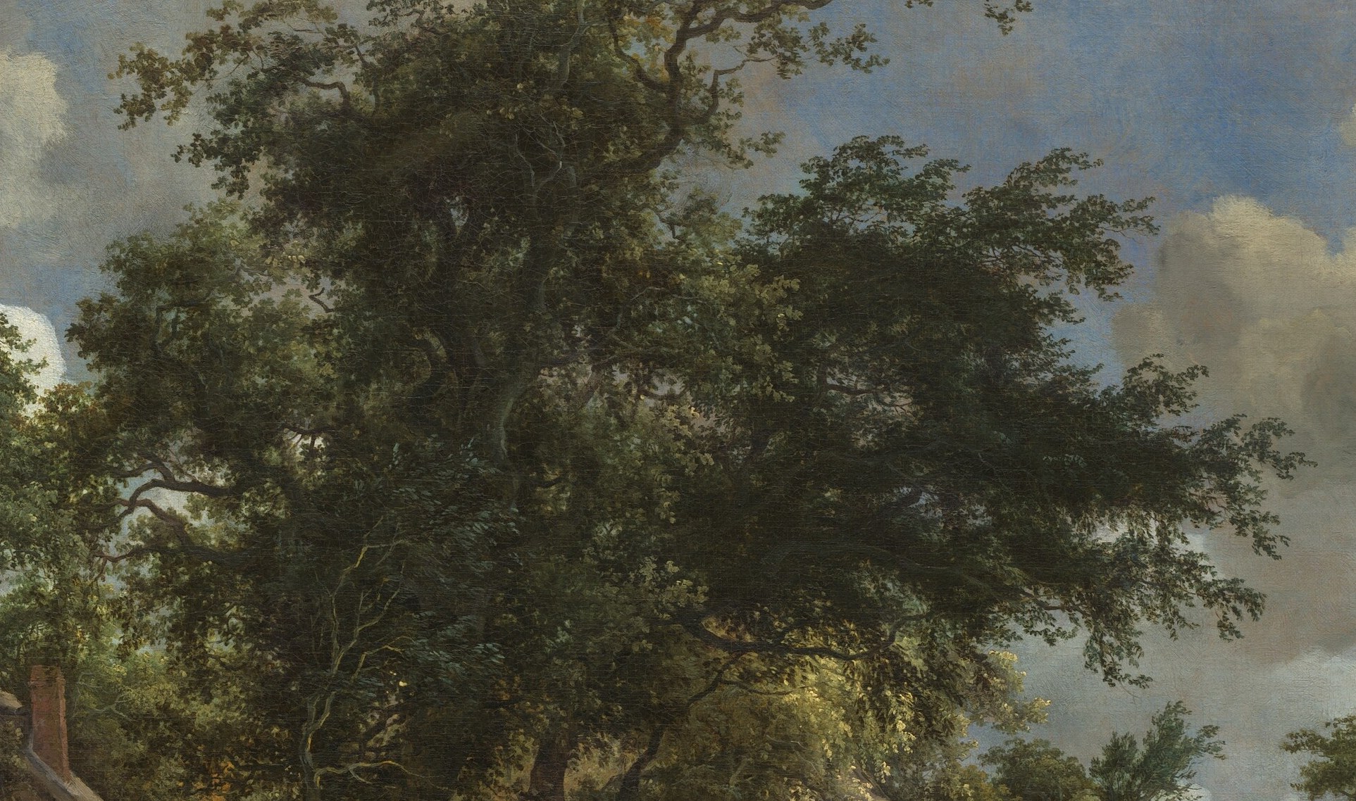 The painter, Hobbema, was a pupil of Van Ruisdael.