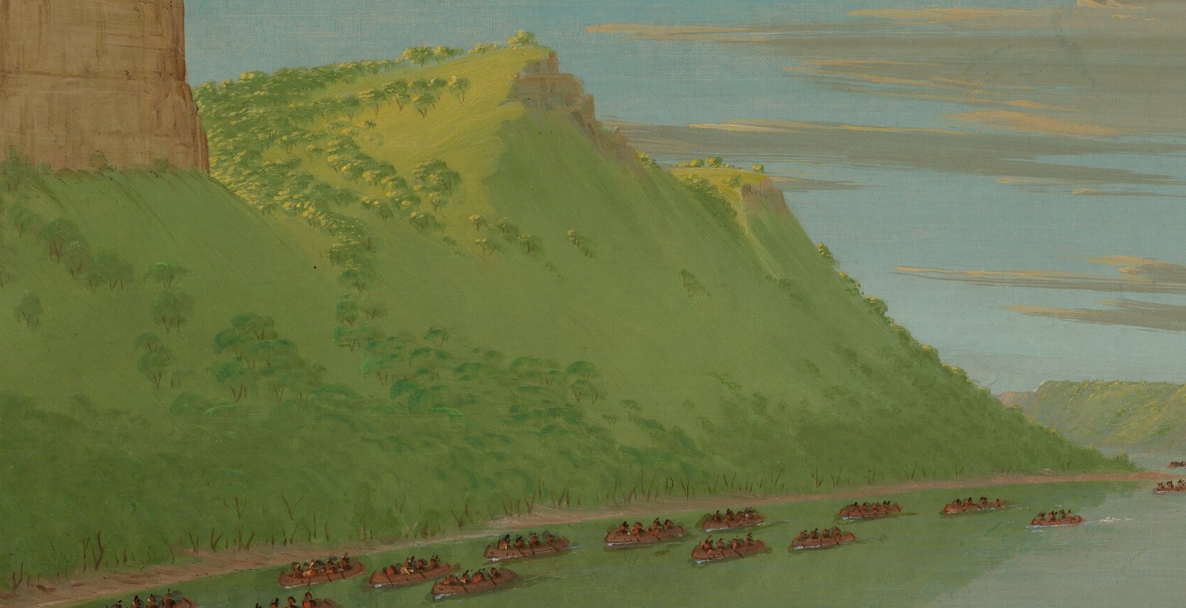 But he spent his life painting the American West.