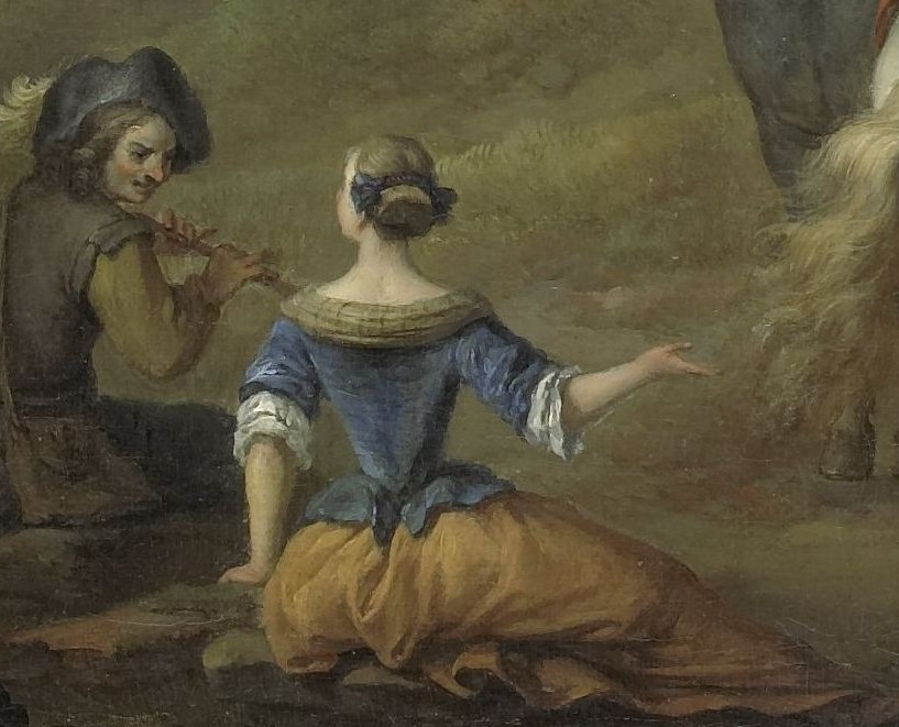 These scenes were more about showing off social status than the hunt itself.