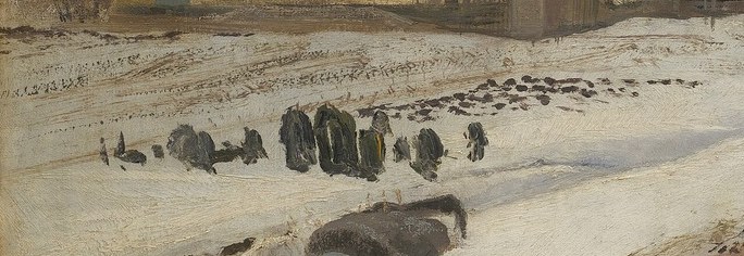 And in the snowy field, look closely for these dark shapes.
