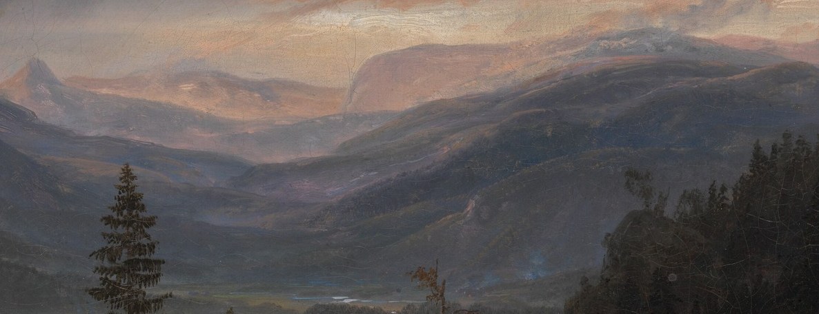 He depicted the grandeur of his homeland.