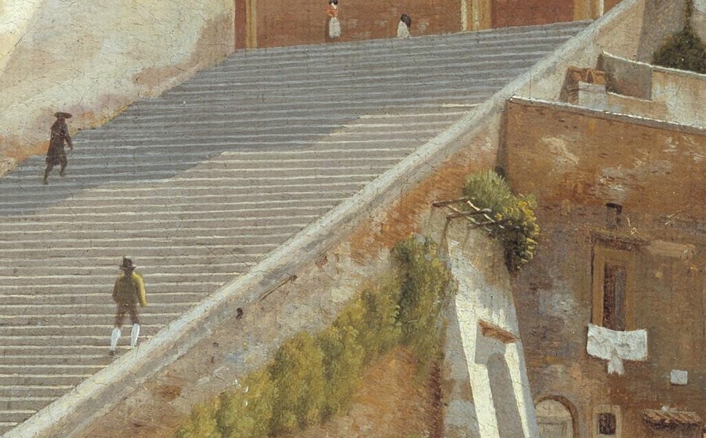 He painted outdoors to capture the mid-morning light.