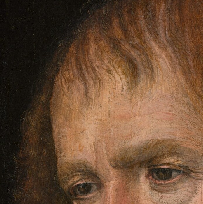 He painted this man around 1516, then the panel vanished.