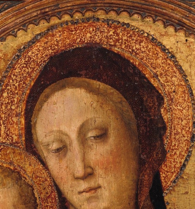 She seems infinitely gentle. A universal mother.