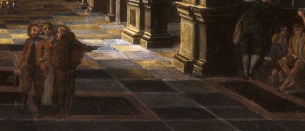 Even the floor pattern enhances the sense of depth.
