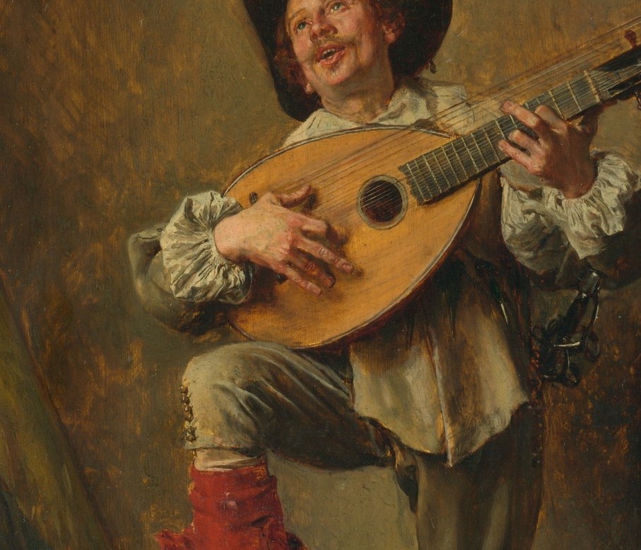 The painter was famous for Napoleon's battles.