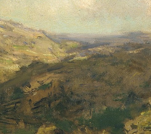 A winding path leads the eye.