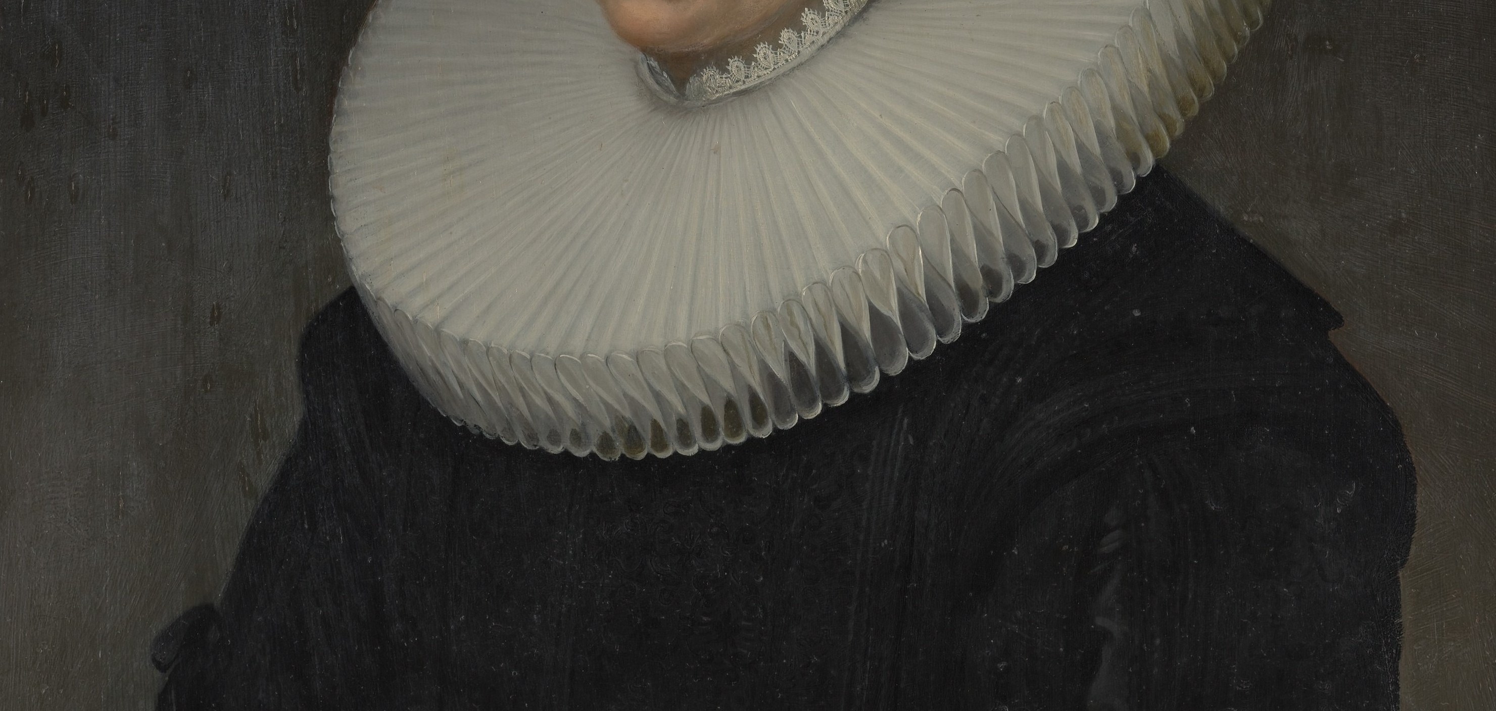 This is Dutch court portraiture of the 1630s. Status was a performance.