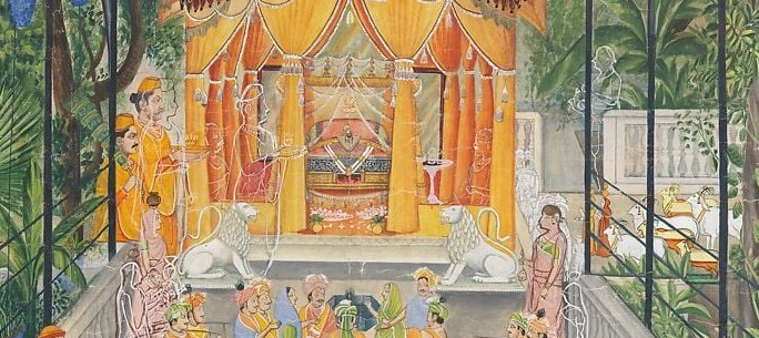 The auction house called it a genuine Ming dynasty court painting.