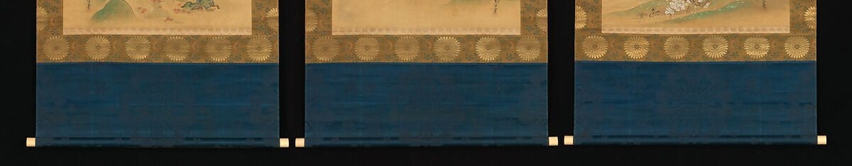 One river links all three scrolls: the Tatsuta, famous for autumn.