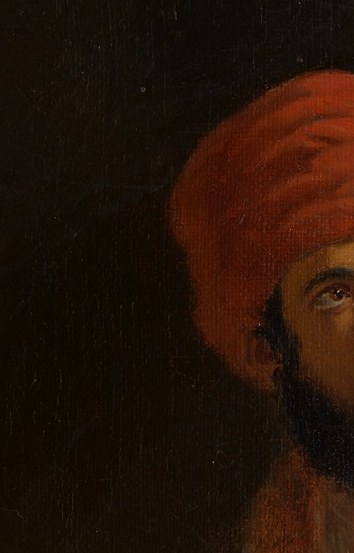 That loose, confident shadow is Rembrandt, filtered through Vienna.