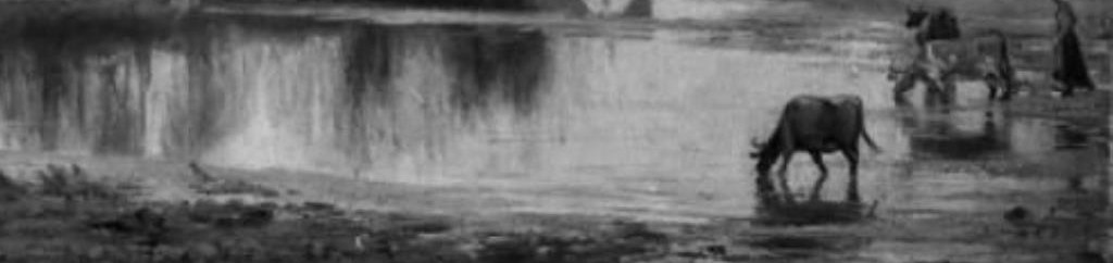 But look closely at the pond's reflection.