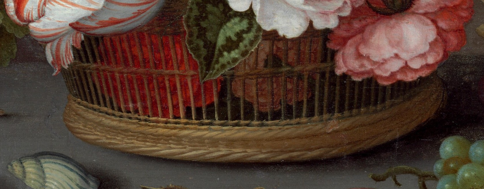 Look at the woven wicker, each strand defined.