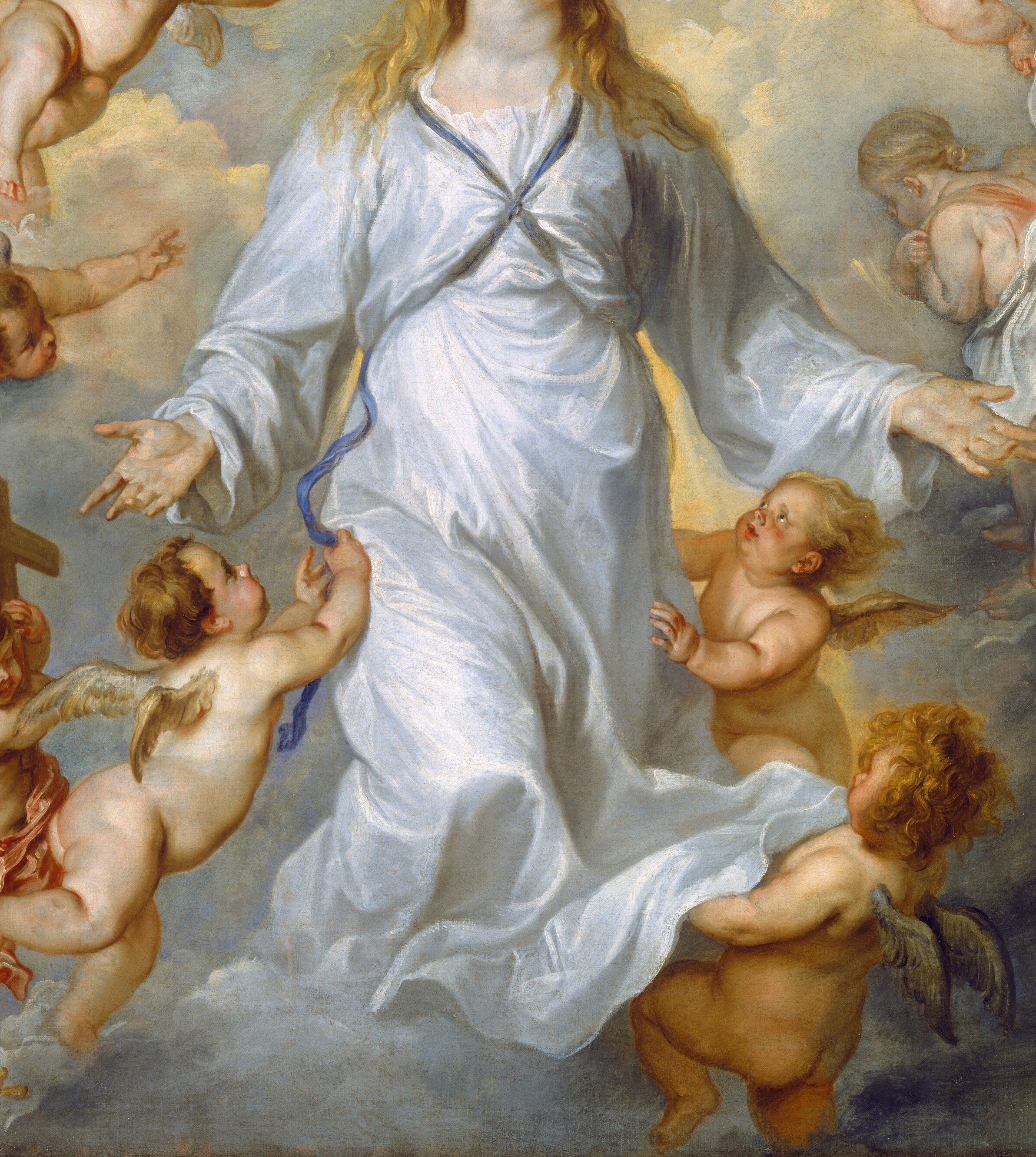 Van Dyck was raised in his father's silk shop.