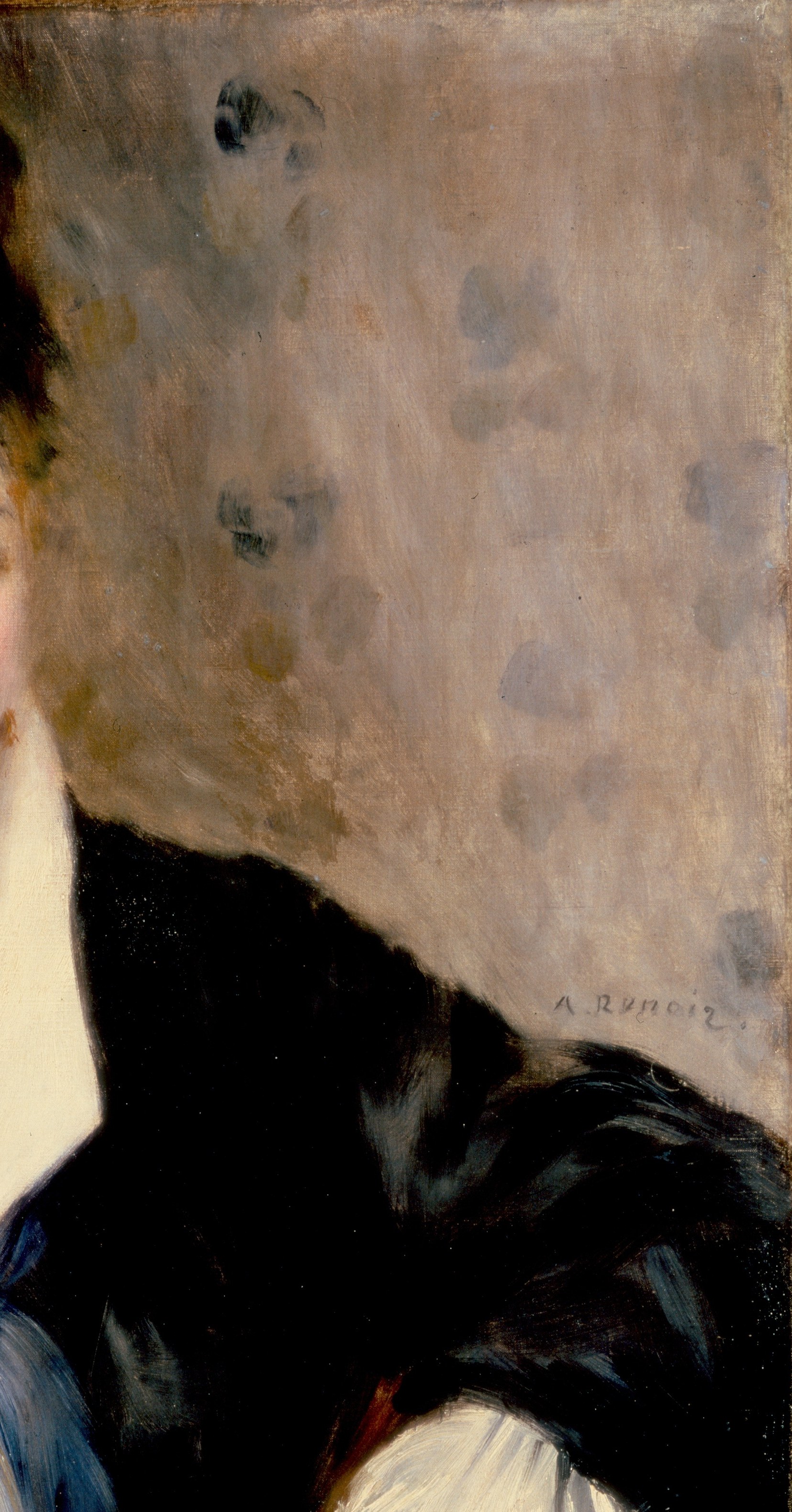 The soft light and brushwork create an intimate mood.