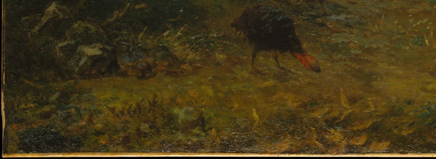 Millet painted this in 1872, late in his career.