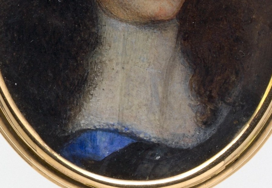The blue sash across his chest signals the Order of the Garter.