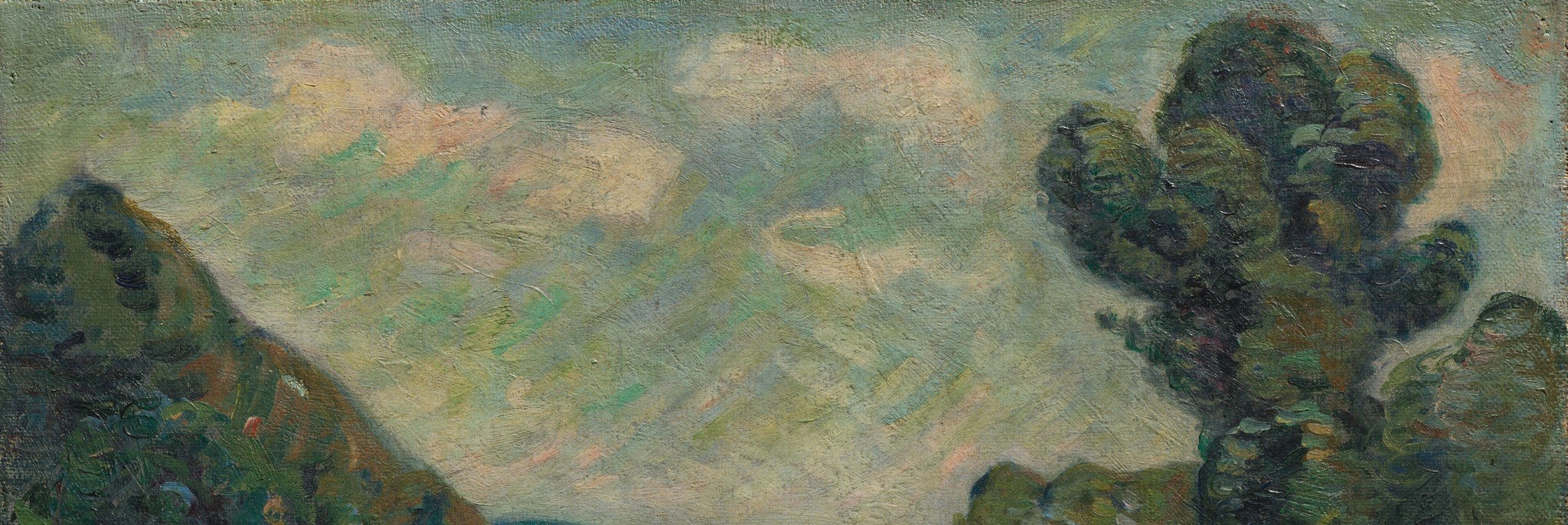 This painter felt nature through the bristles of his brush.