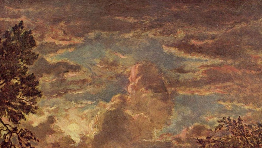 Théodore Rousseau was famous for skies like this.