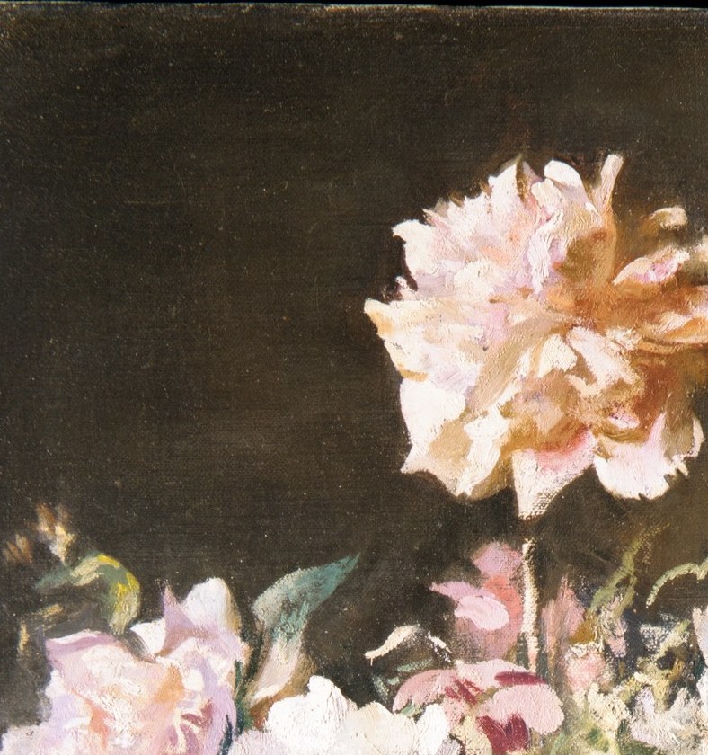 These luminous peonies had been sitting in the dark.