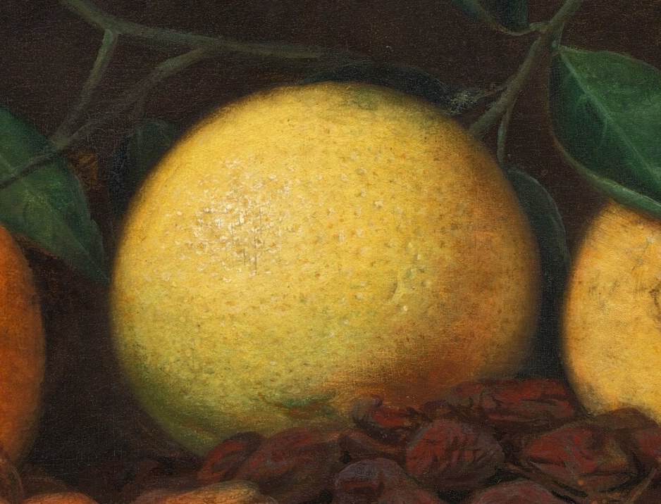 The subtle variations in its yellow hue and dimpled surface create a sense of natural imperfection and ripeness.