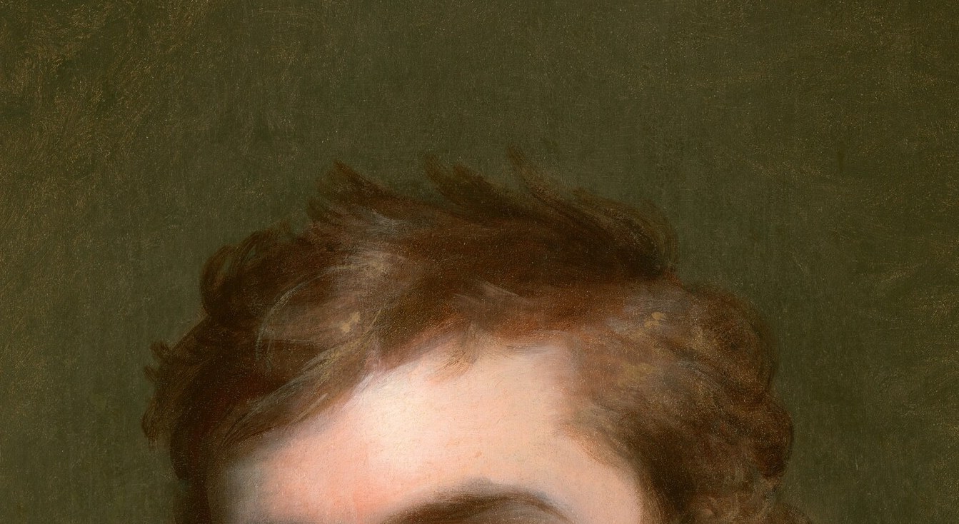 The painter, Gilbert Stuart, captures his ambition.