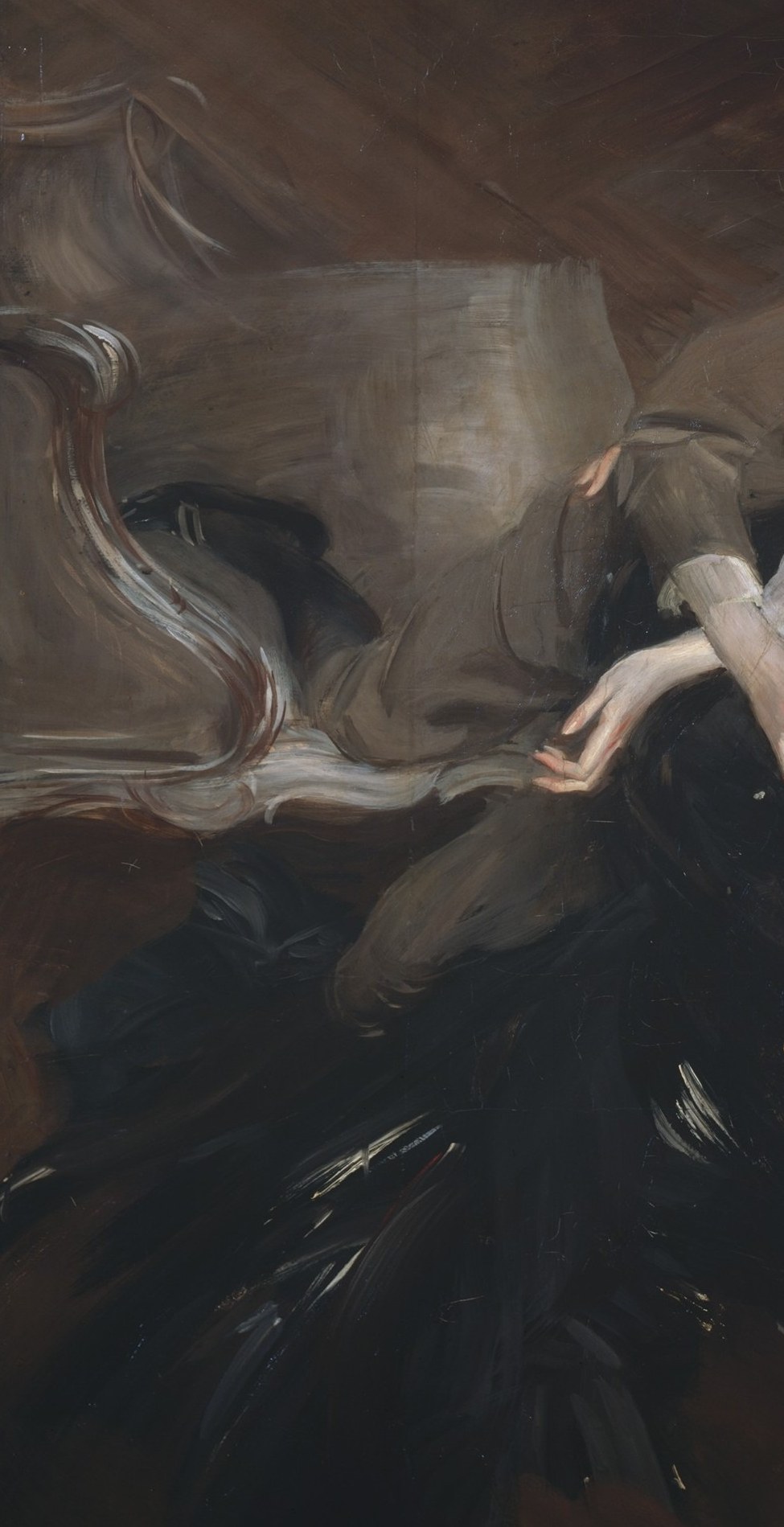 The second, non-heir son pressed to the left margin of the canvas , his compositional subordination may be an unconscious record of his secondary dynastic status