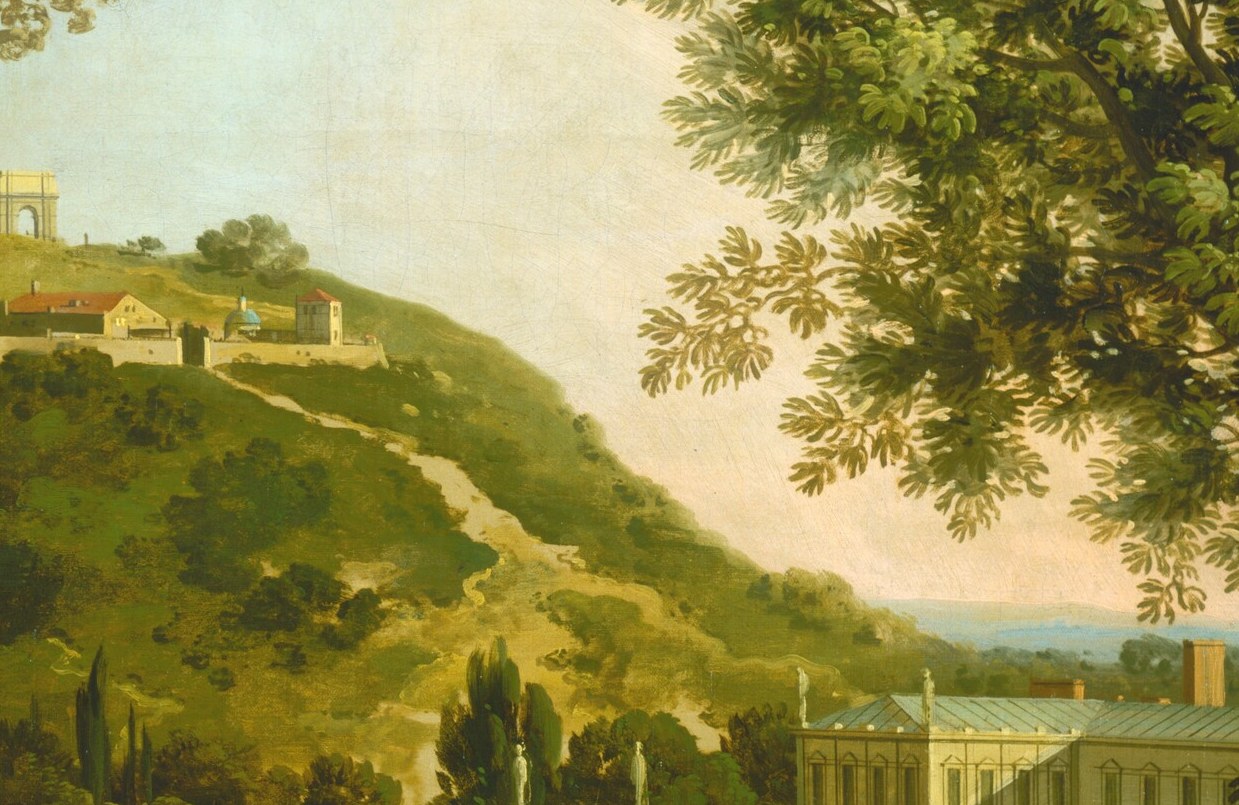 He blended real English landscapes with imagined, grand architecture.