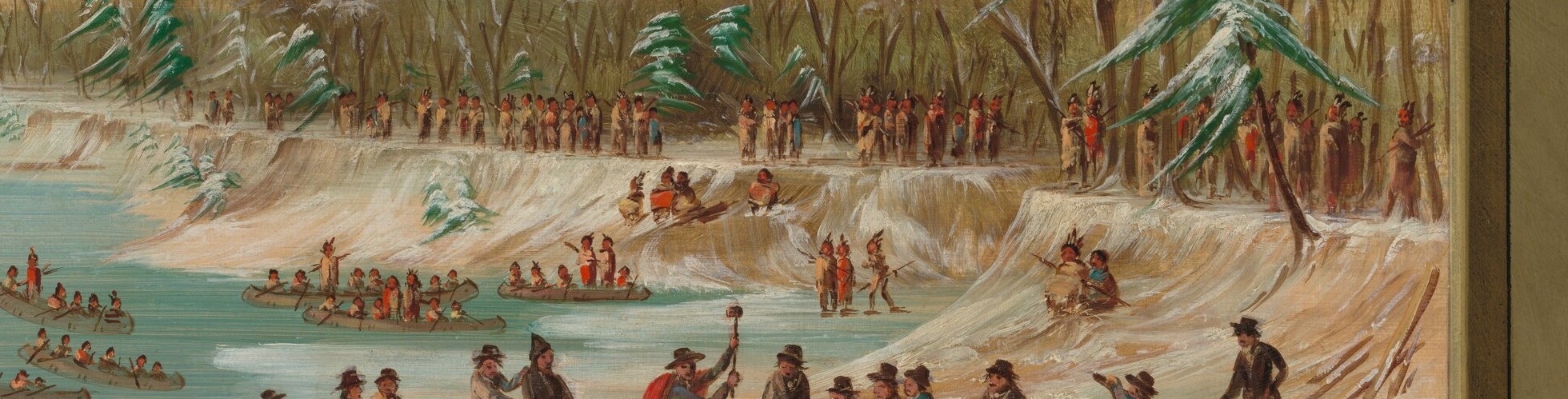 But he also painted key moments in early American history, like this one.