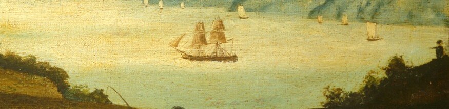 Ships fill the busy harbor.