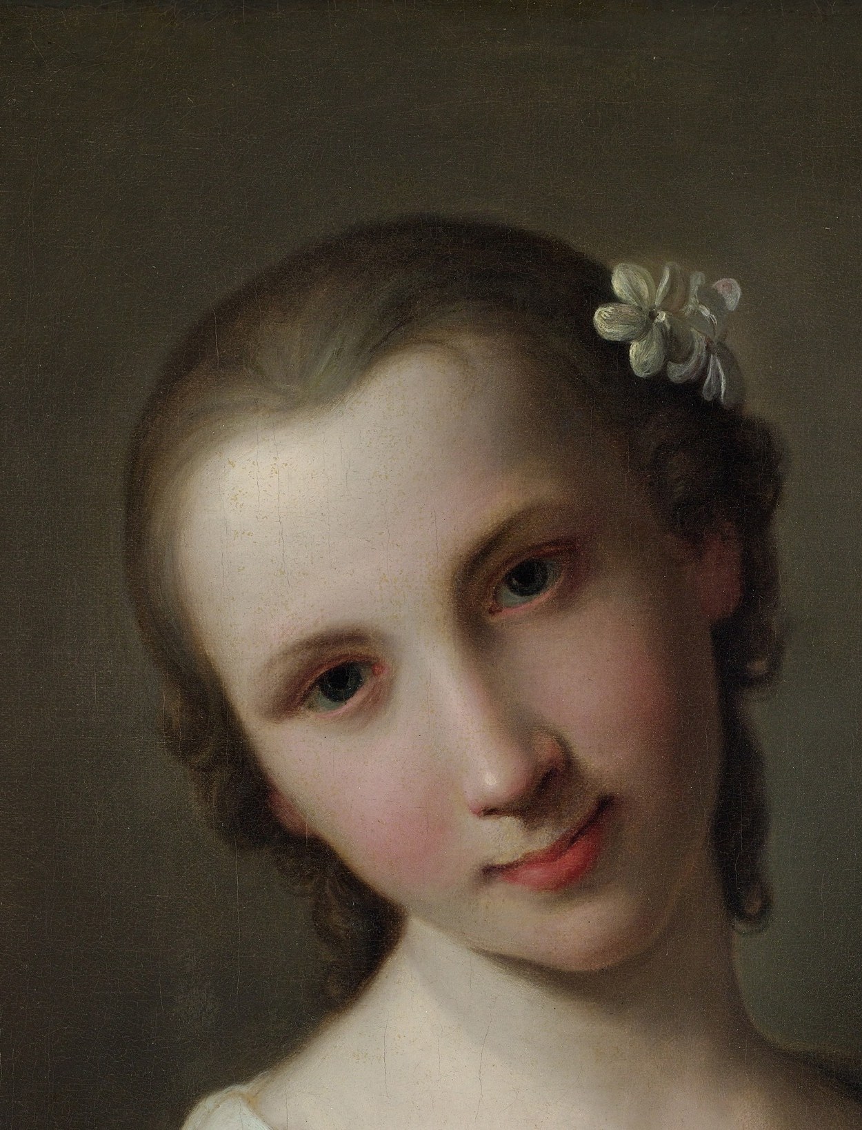 His name: Pietro Rotari. Empress Elizabeth's pet.