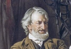 His weathered face and warm smile suggest contentment and perhaps a shared joke.