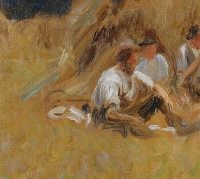 The painter was known for society portraits, but loved rural scenes.