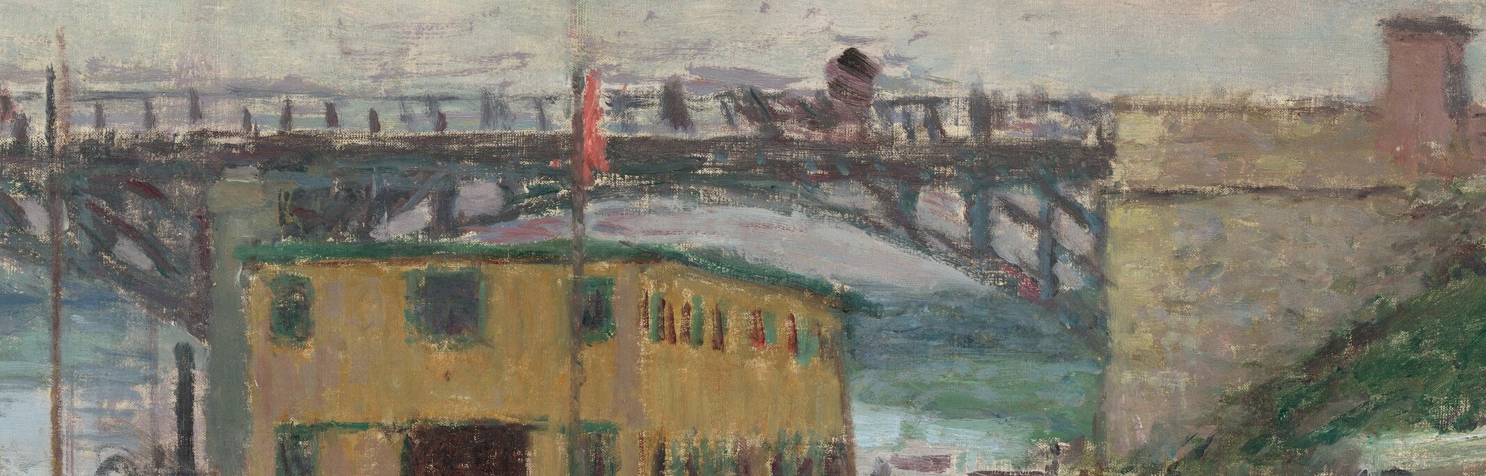 The painter lived in Argenteuil and often painted here.