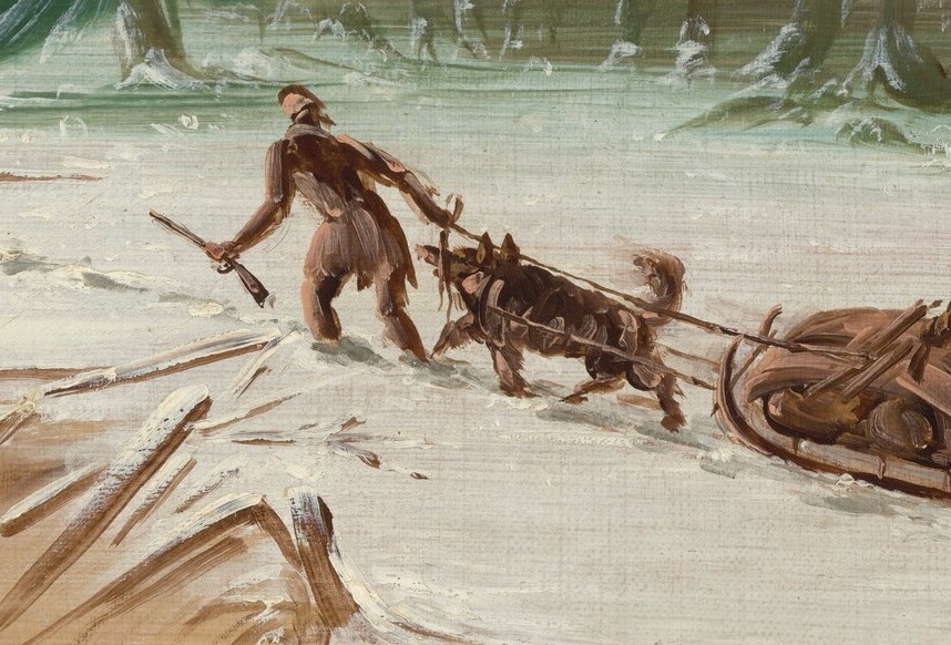 The journey back to Fort Frontenac was a daily struggle.